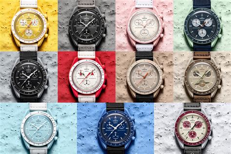 Swatch Omega models